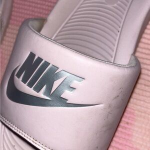 Nike Light Pink Slide Sandals